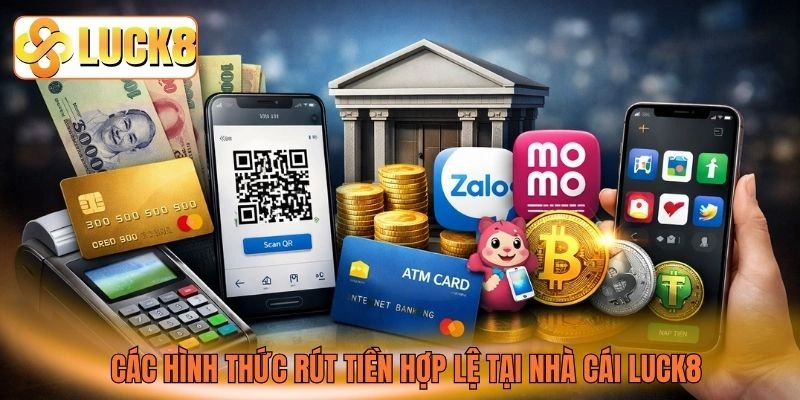Các hình thức rút tiền hợp lệ tại nhà cái LUCK8 Các hình thức rút tiền hợp lệ tại nhà cái LUCK8