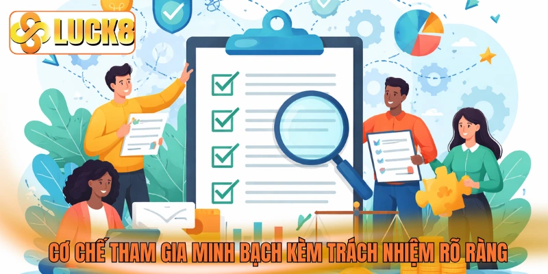 Cơ chế tham gia minh bạch kèm trách nhiệm rõ ràng Cơ chế tham gia minh bạch kèm trách nhiệm rõ ràng