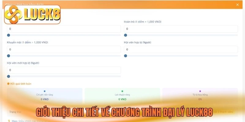 Giới thiệu chi tiết về chương trình đại lý Luck88