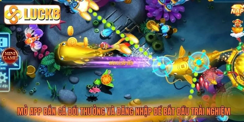 Mở app bắn cá đổi thưởng và đăng nhập để bắt đầu trải nghiệm Mở app bắn cá đổi thưởng và đăng nhập để bắt đầu trải nghiệm