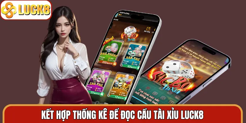 Kết hợp thống kê để đọc cầu tài xỉu LUCK8